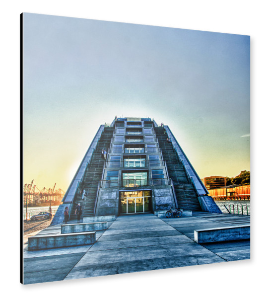 Alu-Dibond "Treppenturm" 30x30 cm artboxONE