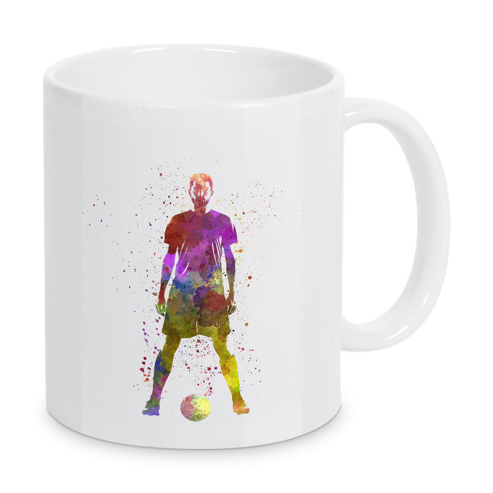 Tasse "Soccer player in watercolor-q" artboxONE - Sport / Fußball