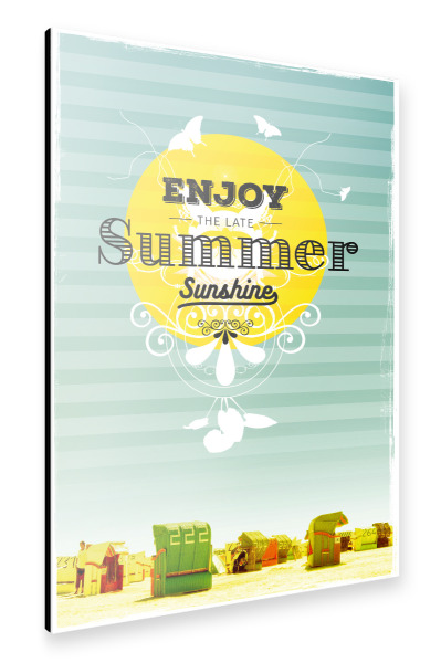 Alu-Dibond "Spätsommer" 30x20 cm artboxONE