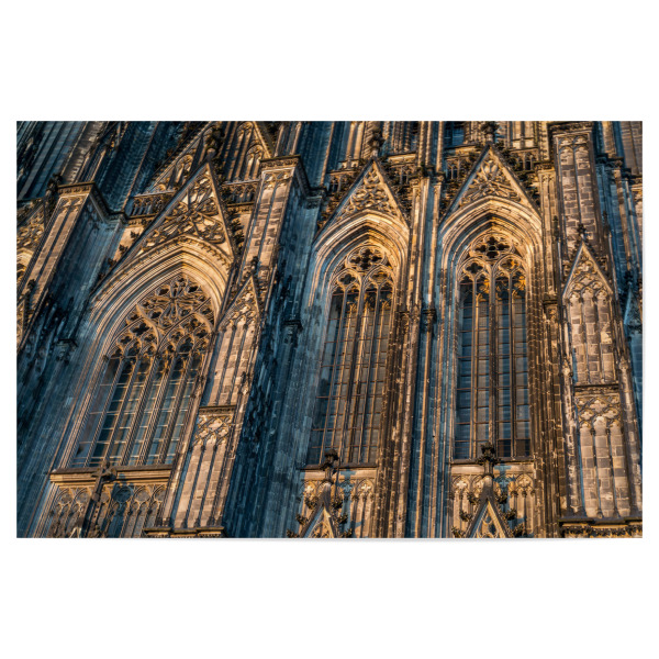Poster "Kölner Dom 2" artboxONE - Städte / Köln - Kirche,Religion,Köln,Sehenswürdigkeit,Domplatz
