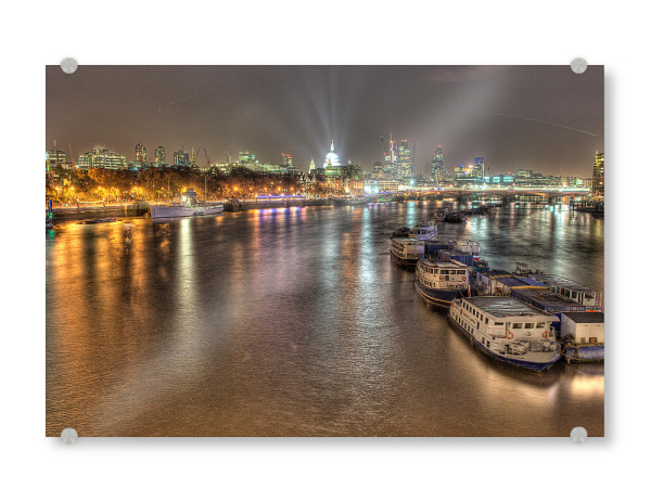 Acrylglasbild "Londoner Farbenspiel" artboxONE - Städte / London