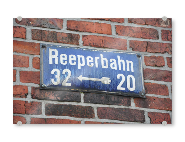 Acrylglasbild "Reeperbahn" artboxONE - Städte / Hamburg - Hamburg,Reeperbahn,Kiez,Rotlicht,Redlight,St.pauli,Millerntor