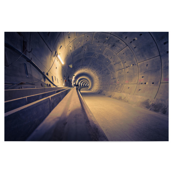 Poster 30x20 cm "Unterwelt" artboxONE - Städte / Hamburg - U-bahn,Metro,Unterirdisch,Lost place