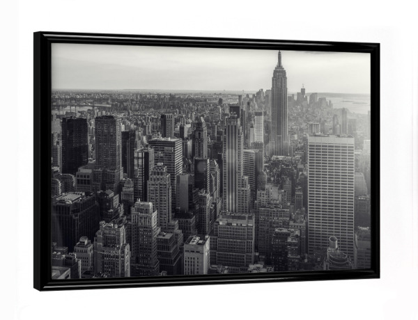 Poster mit schwarzem Rahmen "NY Black N White" artboxONE - Städte / New York,Schwarzweiß - New york,Nyc,Schwarzweiß,City