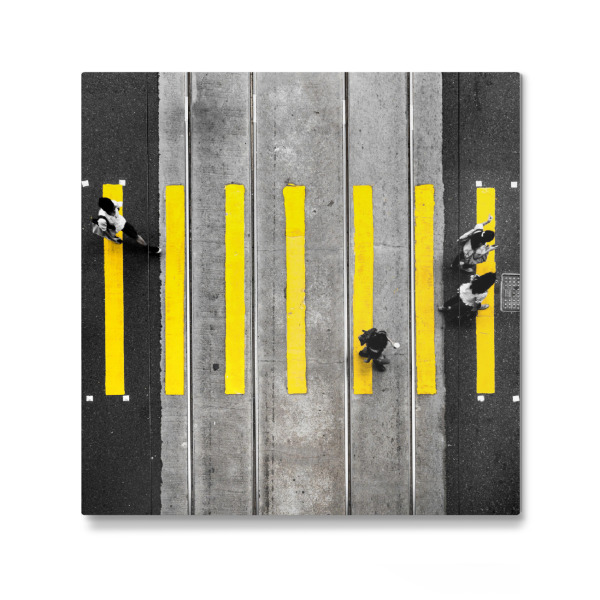 Galerie-Print "Yellow Street" 30x30 cm artboxONE