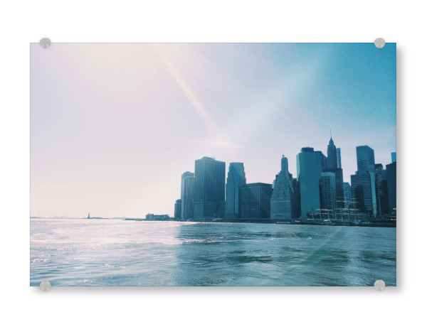 Acrylglasbild "Stadtblick" artboxONE - Städte / New York - Manhattan,New york,Nyc,Lower manhattan,Brooklyn view,Big apple,Skyline