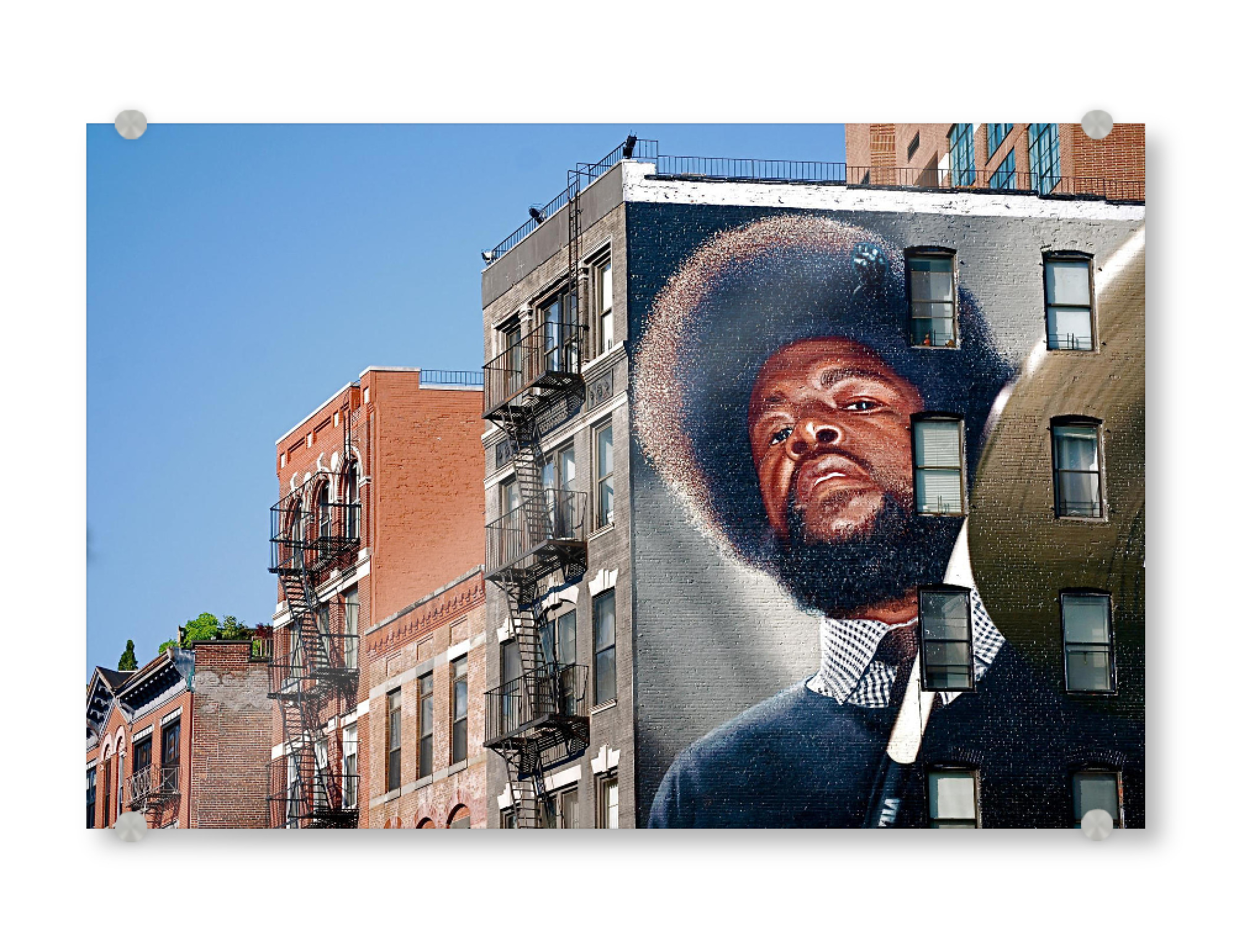 Acrylglasbild "Urban Street" artboxONE - Städte / New York - Streetart,Inspiration,Face,Motivation sprüche,Hochzeit,Rapper