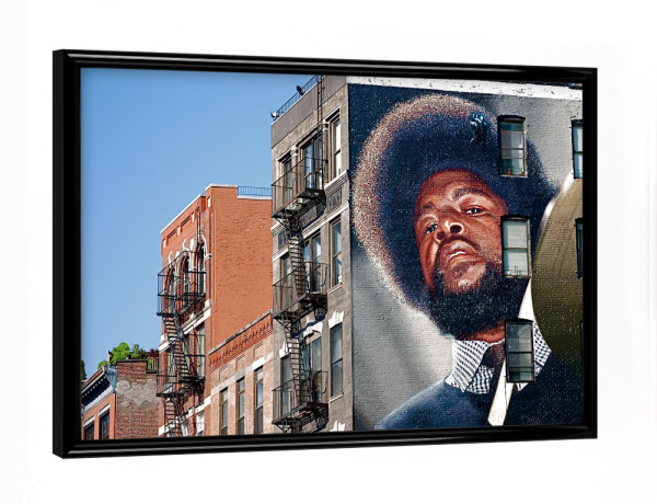 Poster mit schwarzem Rahmen "Urban Street" artboxONE - Städte / New York - Streetart,Inspiration,Face,Motivation sprüche,Hochzeit,Rapper
