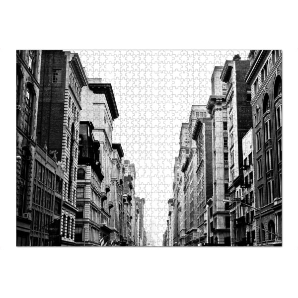 Puzzle Ravensburger "Häuserreihe" artboxONE - Städte / New York,Schwarzweiß - Soho,New york,Nyc,Lower manhattan,Big apple - Bild Soho