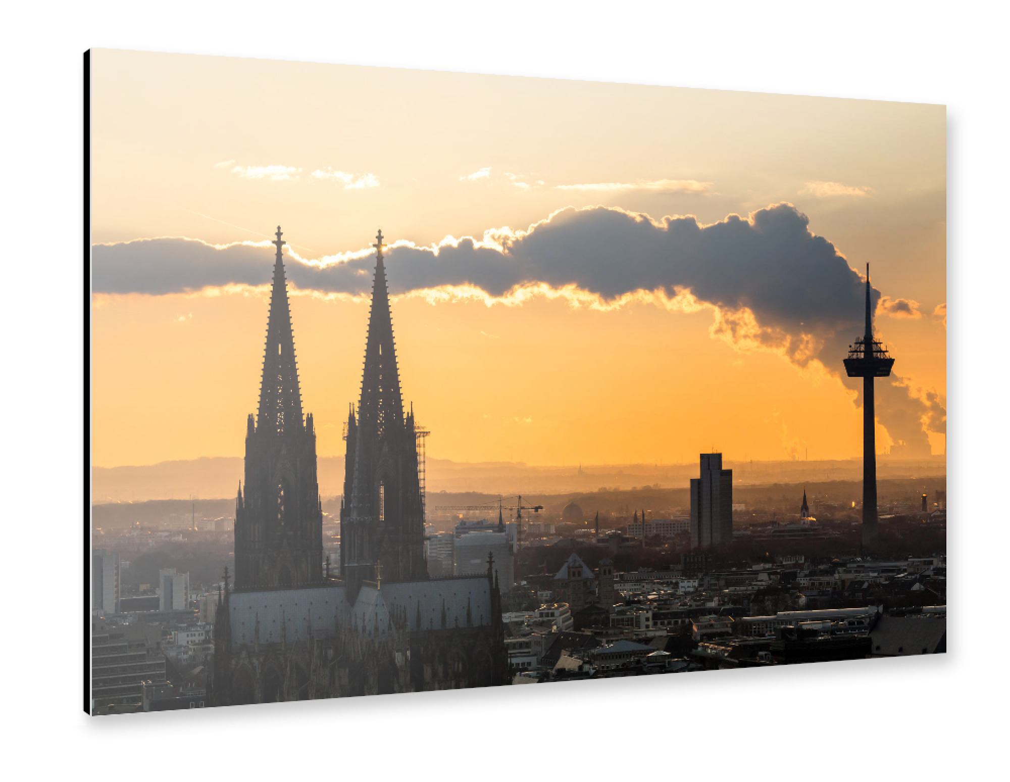 Alu-Dibond "Abendsonne" 75x50 cm artboxONE