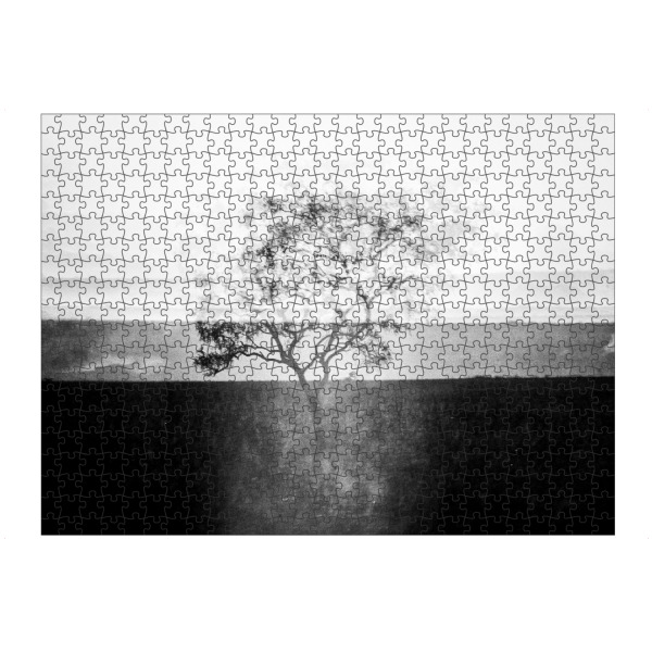 artboxONE Puzzle "Fata Morgana" artboxONE - Tiere,Schwarzweiß,Reise / Afrika