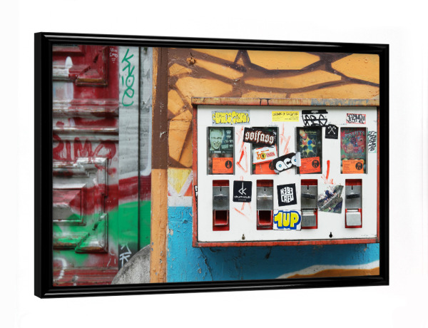 Poster mit schwarzem Rahmen "Kinderaugen leuchten" artboxONE - Rock the kitchen,Essen & Trinken,Streetart