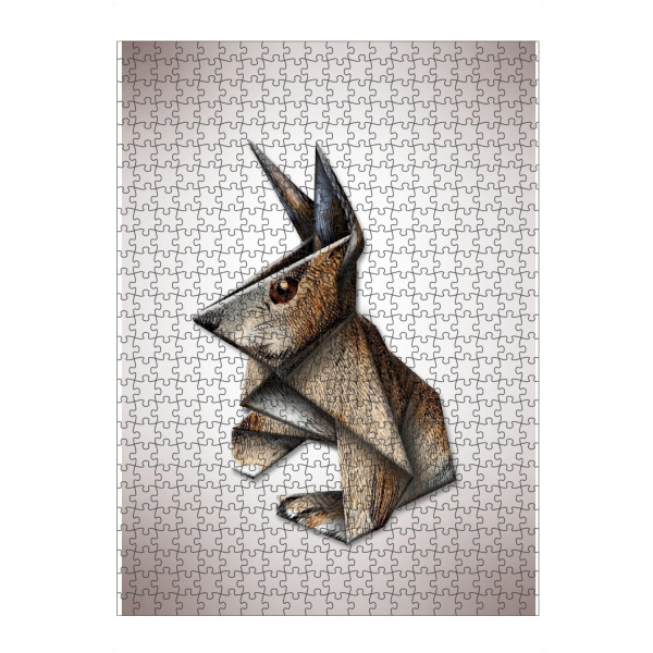 artboxONE Puzzle "Origami Kanninchen" artboxONE - Geometrie,Origami