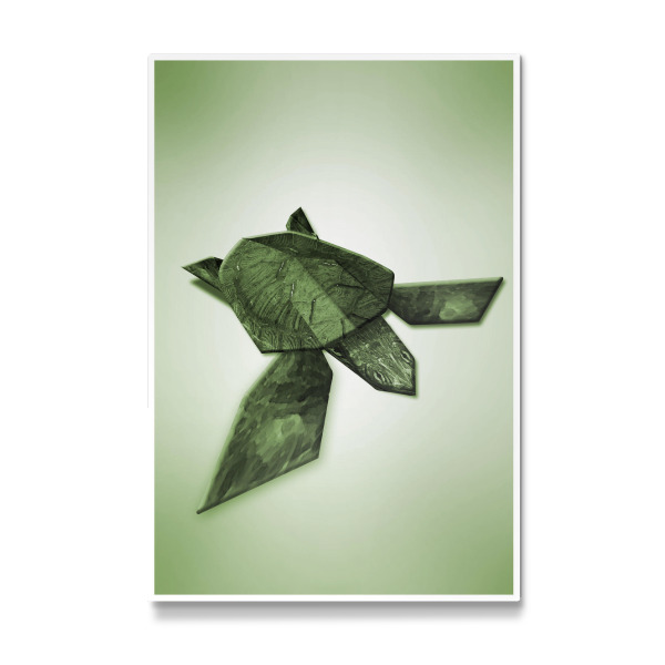 Galerie-Print "Schildkröten Origami" 30x20 cm artboxONE