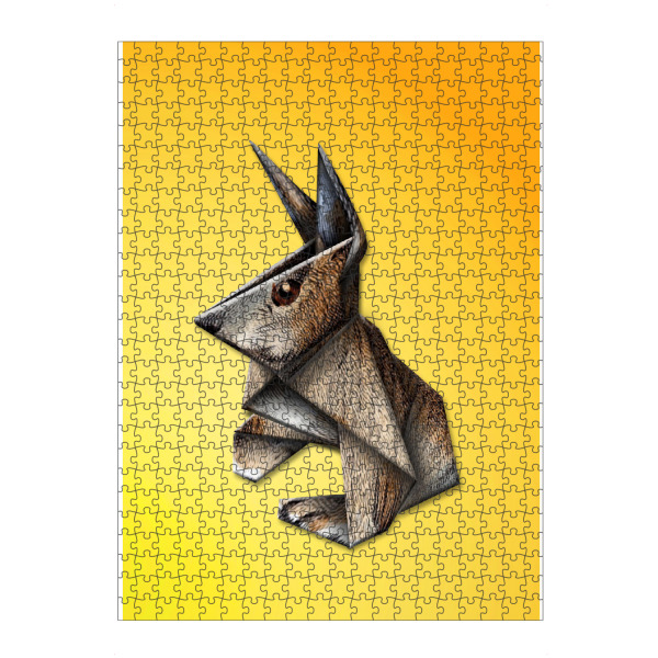 Puzzle Ravensburger "Origami Lümmel" artboxONE - Geometrie,Origami