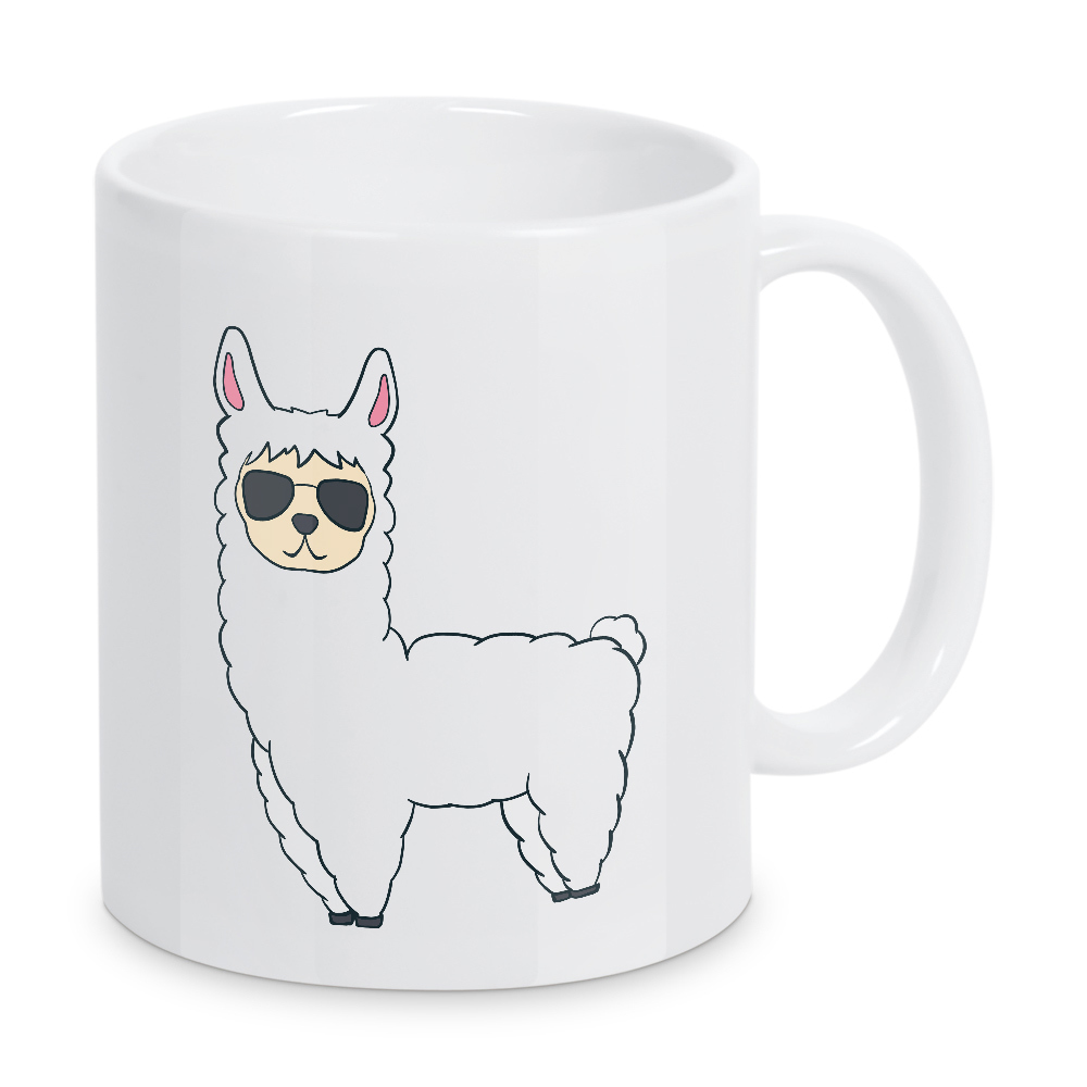 Tasse "Lama mit Sonnenbrille" artboxONE - Für Kinder,Tiere,Comic