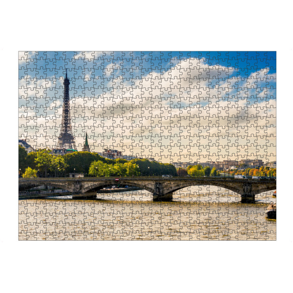 Puzzle Ravensburger "Panorama Seine" artboxONE - Städte / Paris