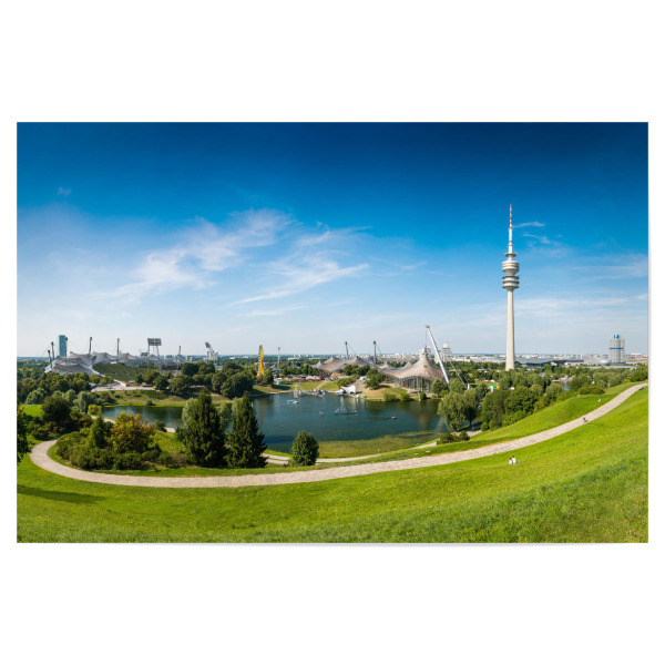 Poster "Fernsehturm München" artboxONE - Städte / München,Sport / Sommerspiele