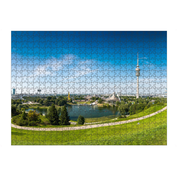 Puzzle Ravensburger "Fernsehturm München" artboxONE - Städte / München,Sport / Sommerspiele