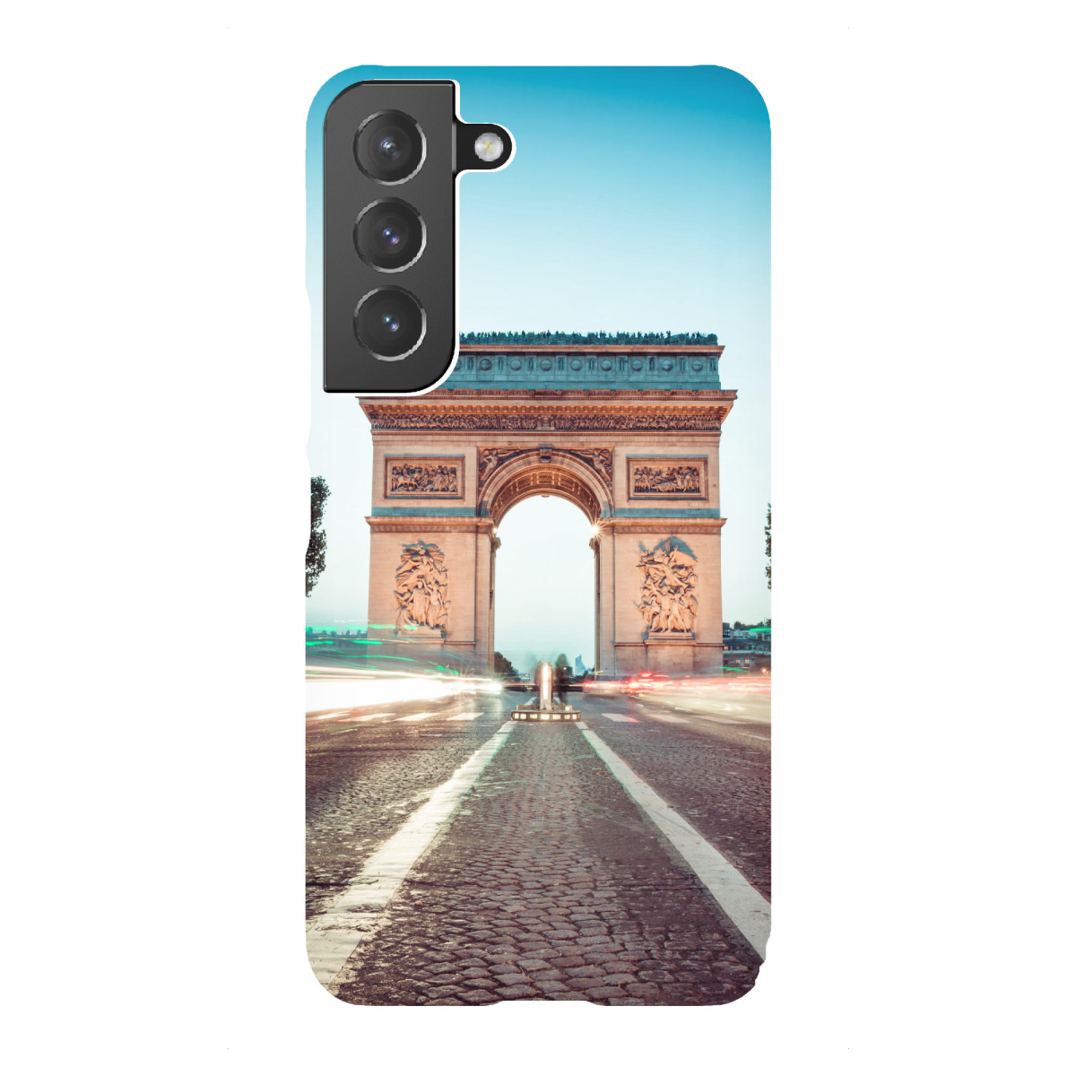 Samsung Galaxy "Arc de Triomphe bei Nacht" Premium-Case Handyhülle artboxONE