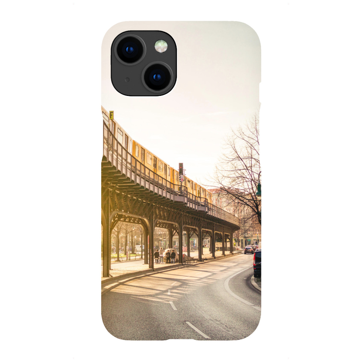 iPhone "Berlin Hochbahn" Premium-Case Handyhülle artboxONE