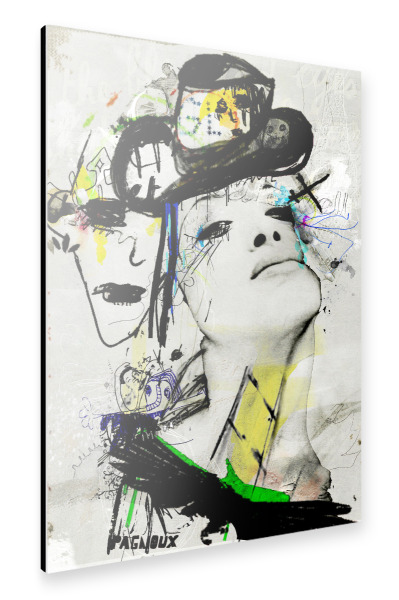 Alu-Dibond "Distantfingers 2" 30x20 cm artboxONE