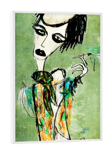 Poster mit weißem Rahmen "Memepaspeur" artboxONE - Abstrakt