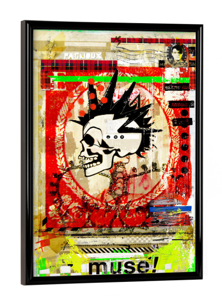 Poster mit schwarzem Rahmen "Muse" artboxONE - Abstrakt