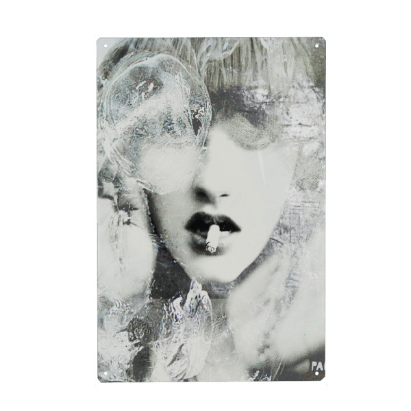 Metall Poster "Paradis" artboxONE - Abstrakt,Menschen