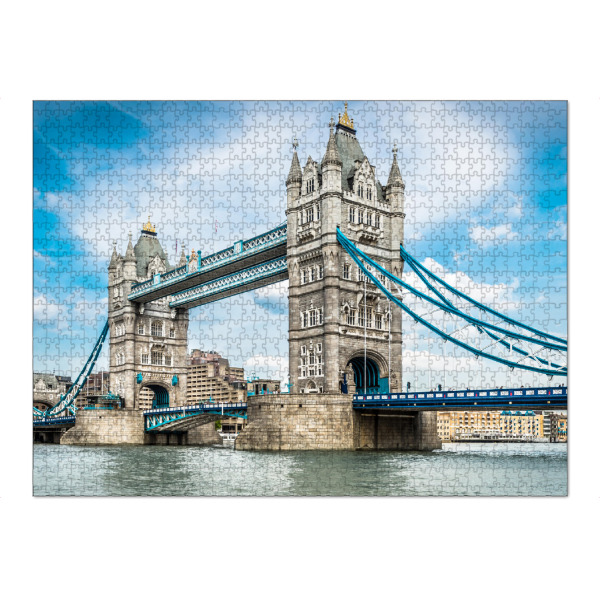 Puzzle Ravensburger "Towerbridge London" artboxONE - Städte / London - Kingdom,Großbritanien,England,Queen,Brücke,Big,Ben,Street - Bild kingdom