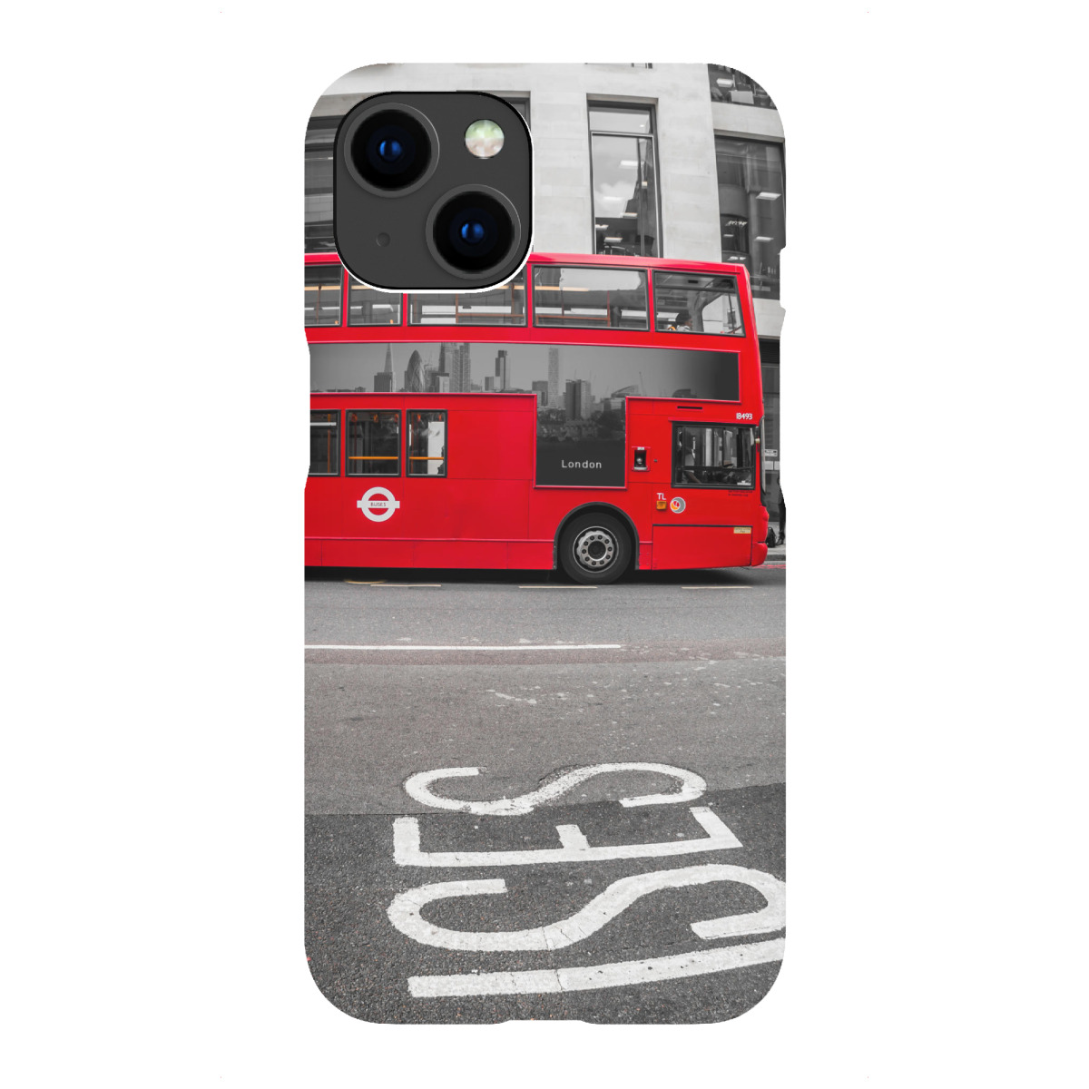 iPhone "London Busstation" Premium-Case Handyhülle artboxONE