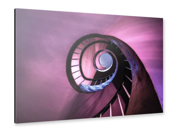 Alu-Dibond "Pinke Schnecke" 30x20 cm artboxONE