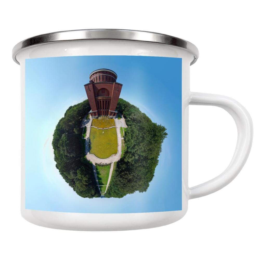 Emaille Tasse "Hamburg-Planetarium, H30m, D30m" artboxONE - Städte,Städte / Hamburg,Reise,Architektur,Reise / Länder