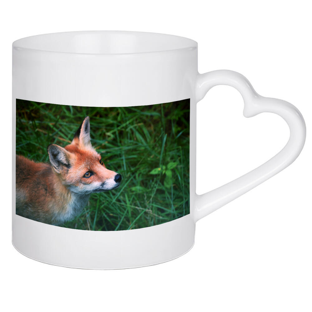 Herztasse "Rotfuchsportrait" artboxONE - Natur,Tiere