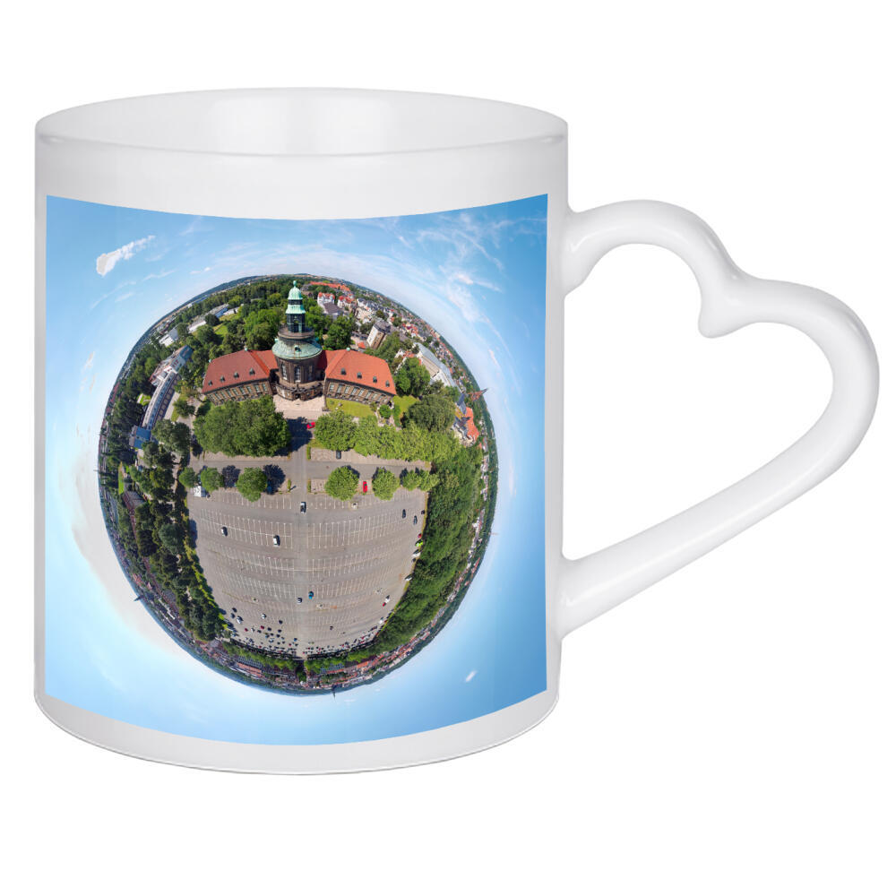 Herztasse "Kunstsammlung Zwickau - midi" artboxONE - Städte,Reise,Architektur,Reise / Länder,Städte / Weitere