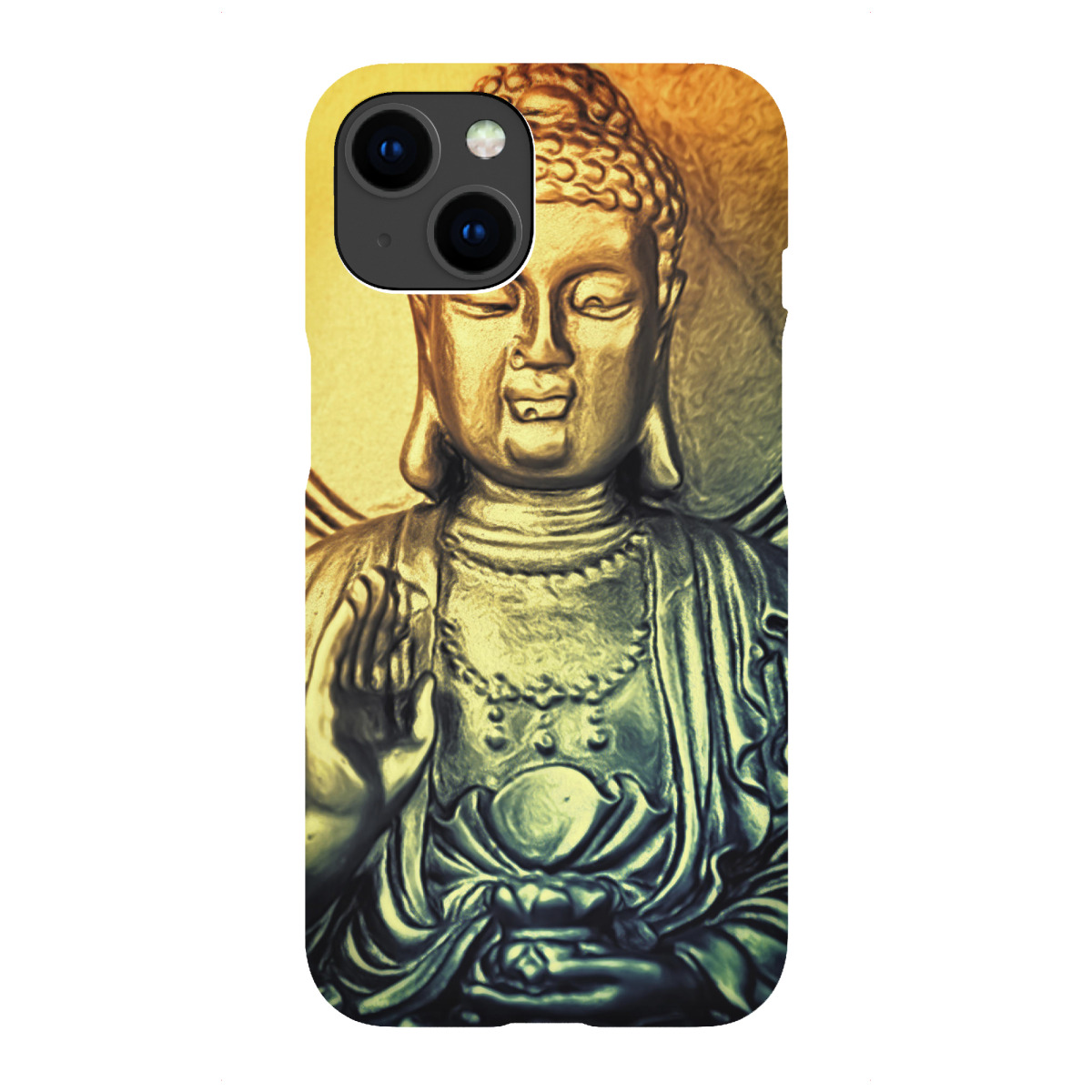 iPhone "Golden Buddah" Premium-Case Handyhülle artboxONE