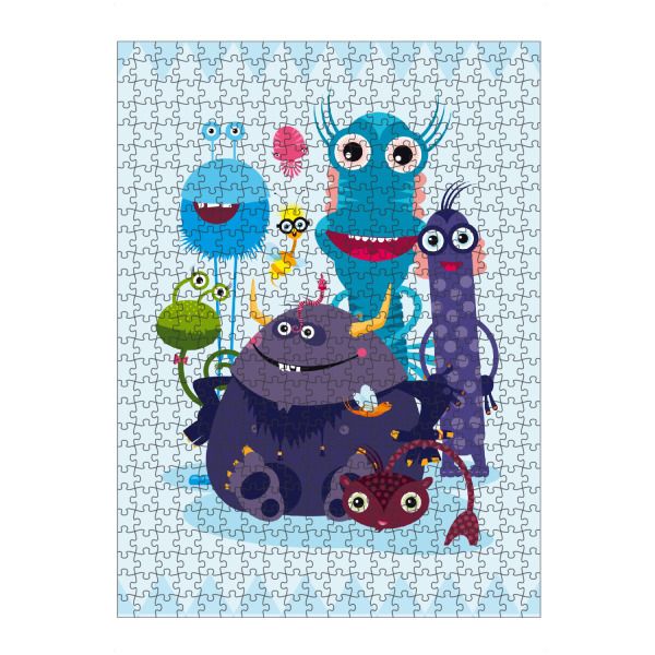 artboxONE Puzzle "Monster Crew" artboxONE - Für Kinder - Monster,Freundschaft,Freunde,Friends,Kinderzimmer - Bild monster