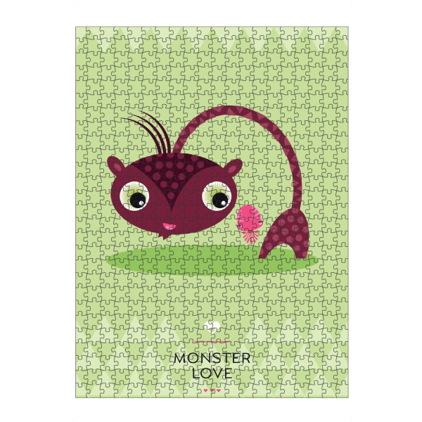artboxONE Puzzle "Pingpong und Isi" artboxONE - Für Kinder - Monster,Freundschaft,Freunde,Friends,Kinderzimmer - Bild monster