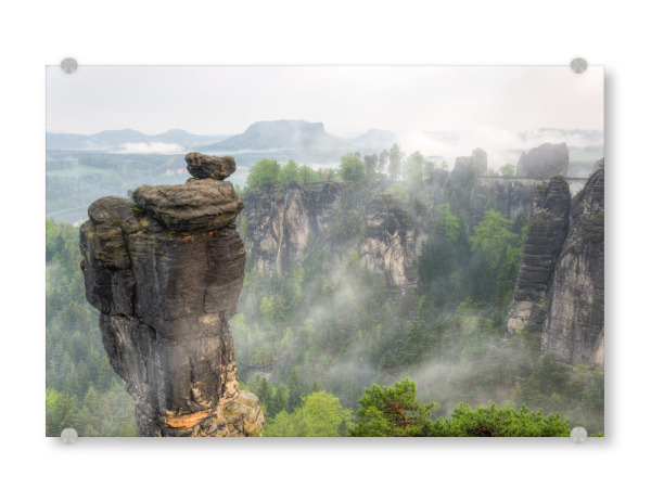 Acrylglasbild "Wehlgrund Sächsische Schweiz" artboxONE - Natur,Reise