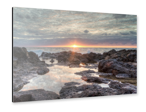 Alu-Dibond "Teneriffa Sonnenuntergang" 30x20 cm artboxONE