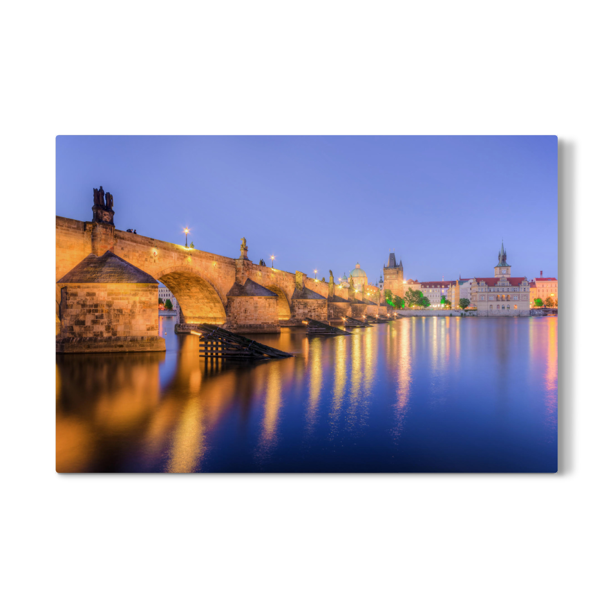 Galerie-Print "Karlsbrücke Prag" 75x50 cm artboxONE