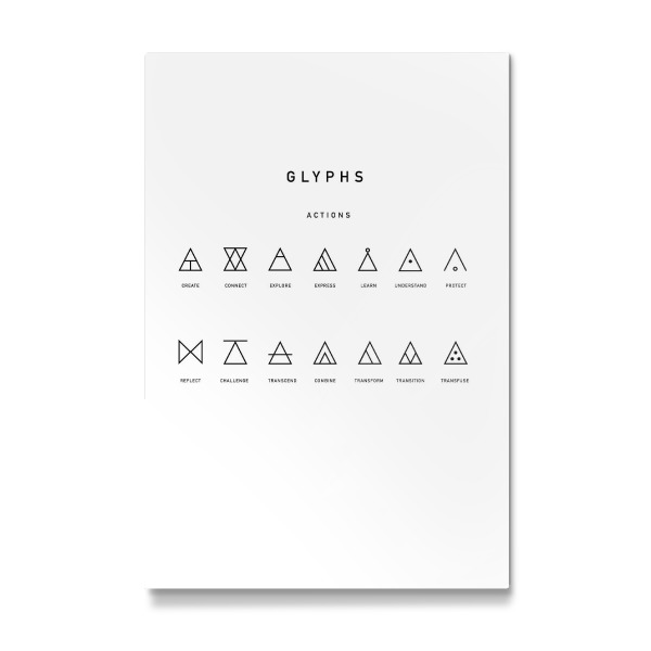 Galerie-Print "Hipster-Triangles" 30x20 cm artboxONE