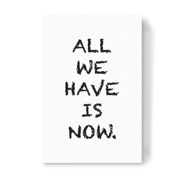 Leinwandbild "All we have blau" artboxONE - Typografie