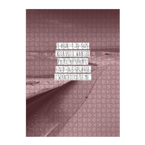 artboxONE Puzzle "I wanted rot" artboxONE - Typografie