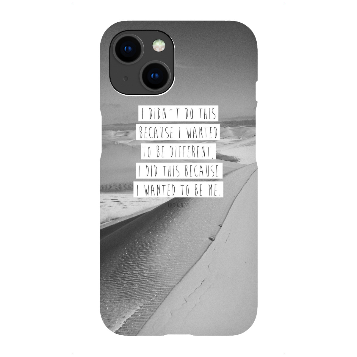 iPhone "I wanted" Premium-Case Handyhülle artboxONE