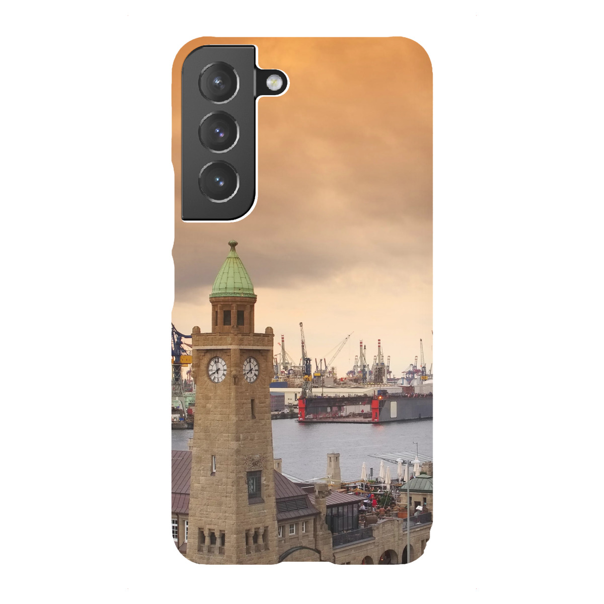 Samsung Galaxy "Hamburger Hafen Romantik" Premium-Case Handyhülle artboxONE