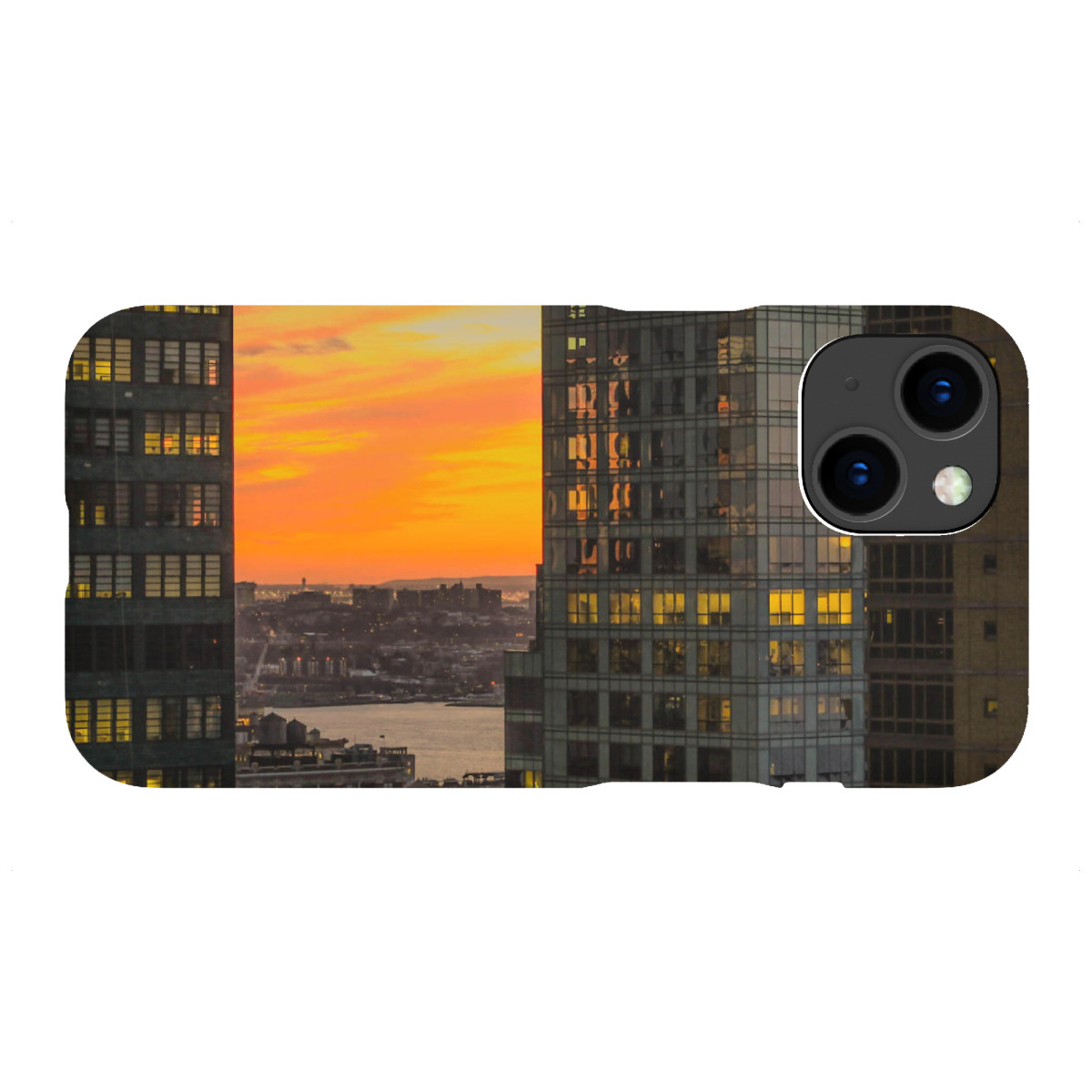 iPhone "Blackyellow Skyscraper" Premium-Case Handyhülle artboxONE