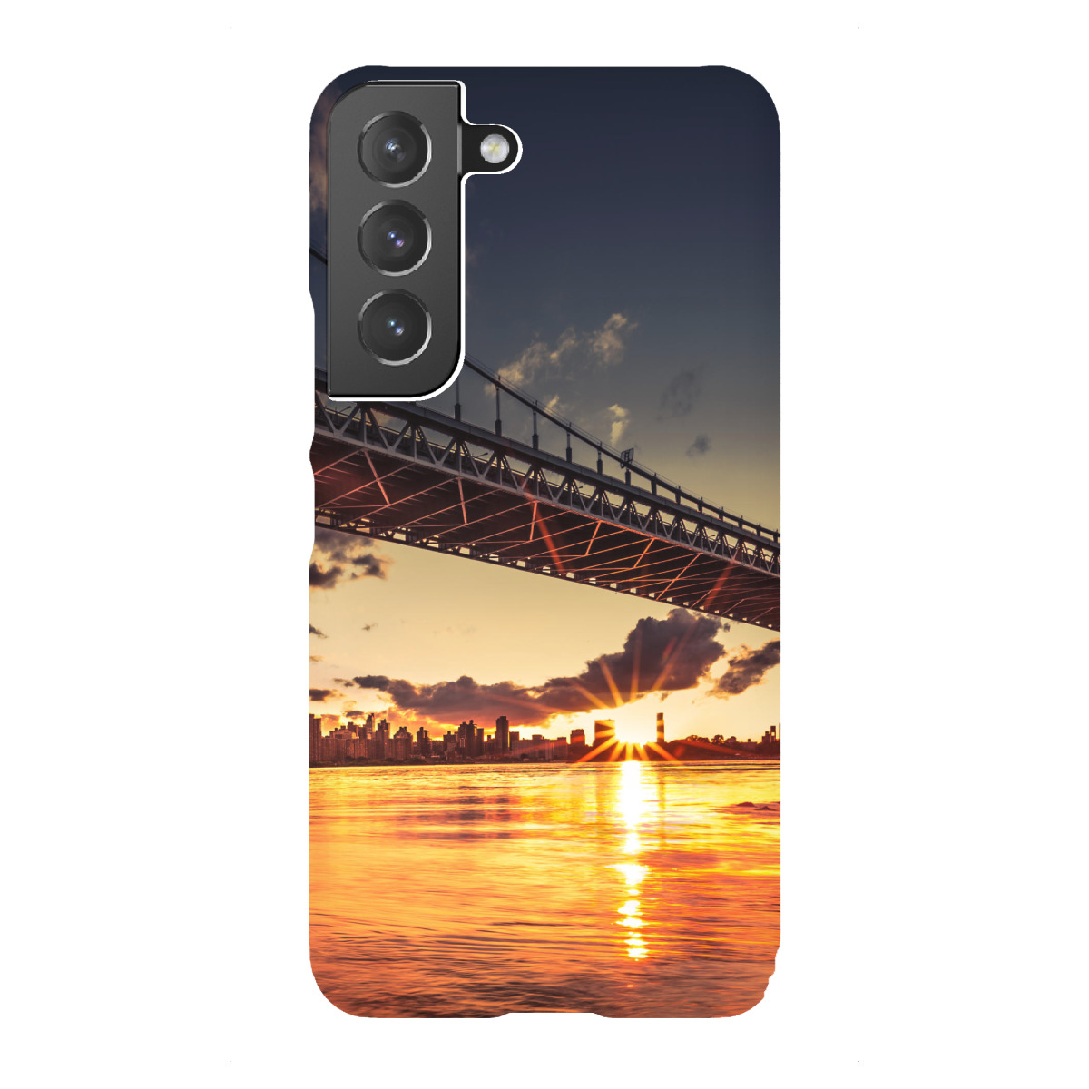 "Die Brücke am Fluß"für Samsung Galaxy - Premium-Case Handyhülle artboxONE