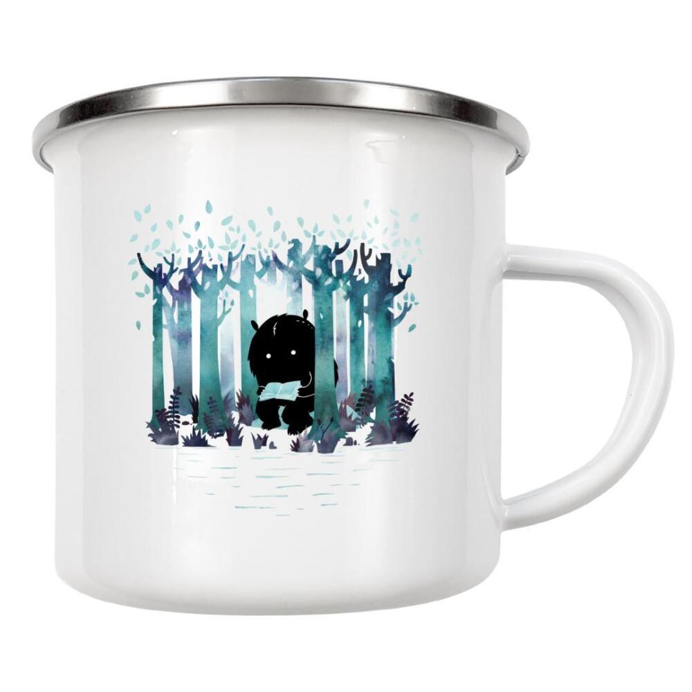 Emaille Tasse "A Quiet Spot" artboxONE - Natur