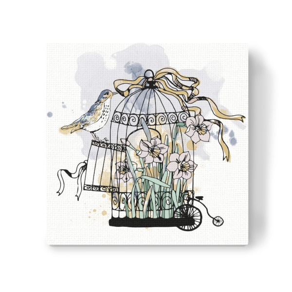 Leinwandbild "Vogelkäfig" artboxONE - Abstrakt
